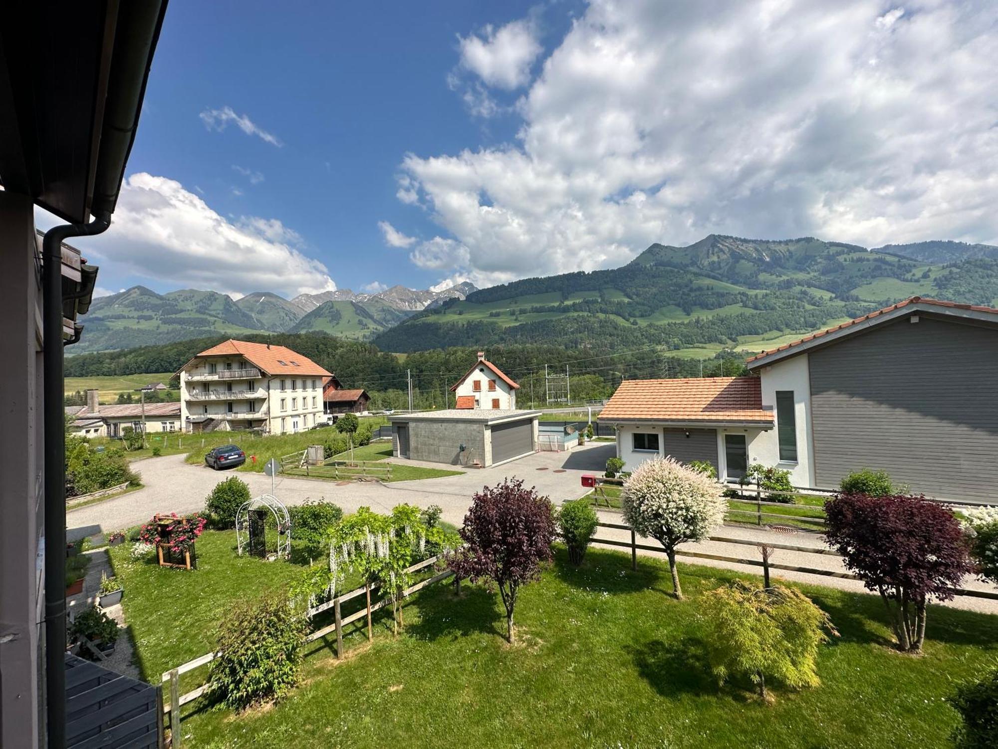 Gruyere Alpes Appartement 3 Chambres Bbq Parking Neirivue Екстер'єр фото