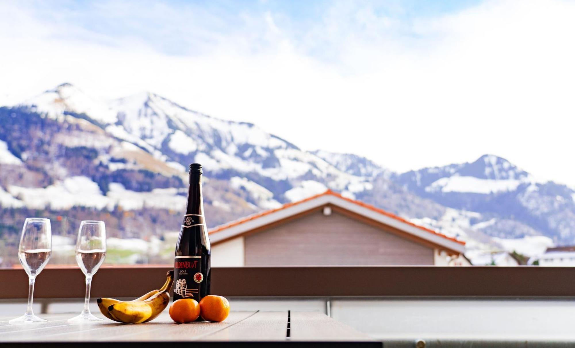 Gruyere Alpes Appartement 3 Chambres Bbq Parking Neirivue Екстер'єр фото